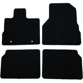 Floor Mats Compatible with 10-17 Chevy Equinox, Black Nylon Flooring Protection Interior Carpets by IKON MOTORSPORTS, 2011 2012 2013 2014 2015 2016 in Kuwait