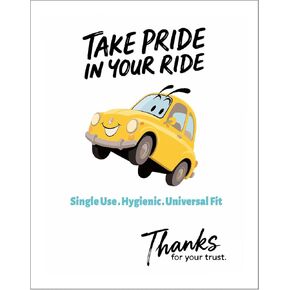 LABBYWAY 100Pcs Disposable Paper Floor Mats for Cars, Waterproof Car Foot Pads Protective Papers, Automotive Mat Covers Protector, Temporary Sticky 15.35x19.29inch in Kuwait