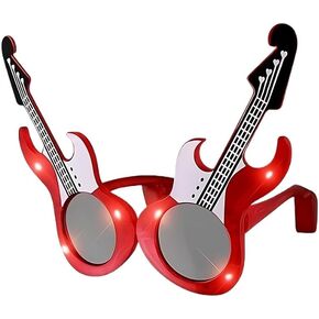 blinkee Guitar LED Sunglasses Red in Kuwait
