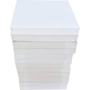 Clear Choice 12 Pack Acrylic Laser Cut Bases Unpeel | Multipurpose, Display Small Pottery, Mineral Specimens, Mini Figuring’s and More (2.00 x 2.000 x .187) in Kuwait