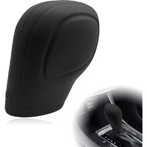 Automotive Universal Silicone Car Gear Shift Knob Cover, Anti-Slip Protector Comfortable Handle Cover, for Automatic Shift Interior Accessories Fit Most Cars (Black/Apricot/Grey) in Kuwait