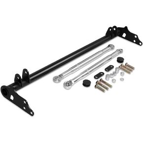Front Suspension Traction Control Tie Bar Compatible with 1988-1991 Honda Civic CRX Black Steel Lower Tie Bar Suspension Control Arm Kit Steel & Aluminium Powder Coated in Kuwait