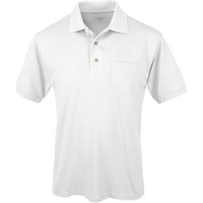 Big & Tall Polo Knits with Pocket to Colors for The Guy on a Budget up to 4XT (3XB, White) in Saudi Arabia