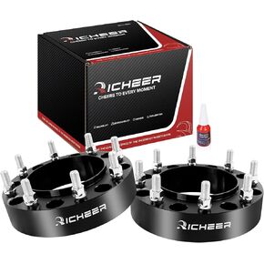 Richeer 8x210 Hubcentric Wheel Spacers for 2011-2025 Silverado Sierra 3500 HD DRW, 2 inch 8x210mm Wheel Spacer with 14x1.5 Studs & 154.2mm Center Bore in Kuwait
