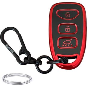 Smart Key Protective Shell for Kia Key Fob Cover with Keychain Hyundai Elantra Accent Sonata Kia Optima Remote Key Vehicle Accessories in Kuwait