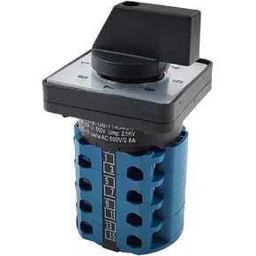 Electric 2Position 16Terminals Rotary Cam Changeover Switch 550V 20A LW28-20A(2P 16T 12) in Kuwait