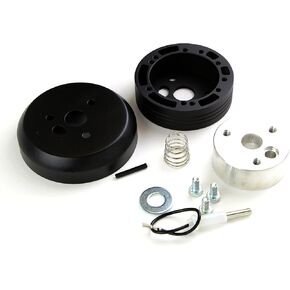 5 & 6 Hole Matte Black Hub Adapter Installation Kit A03 For Aftermarket Steering Wheels in Kuwait