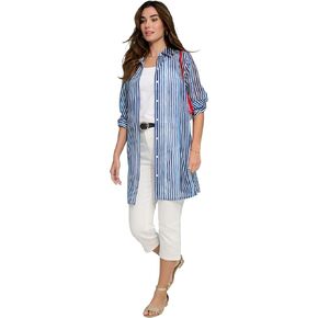 Roaman's Women's Plus Size Kate Georgette Tunic in Kuwait