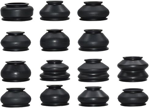 14PCS Ball Joint Boot Replacement, Rubber Tie Rod End Boot Kit, Universal Turn To Rod Dust Cover Replacement, Car Suspension Steering Accessories Fit for Most Vehicles in Kuwait