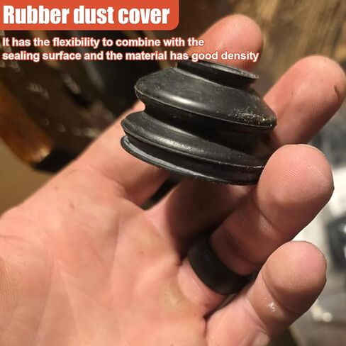 14PCS Ball Joint Boot Replacement, Rubber Tie Rod End Boot Kit, Universal Turn To Rod Dust Cover Replacement, Car Suspension Steering Accessories Fit for Most Vehicles in Kuwait