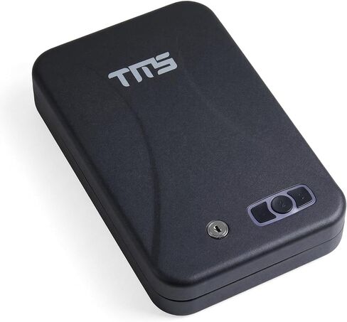 TMS مسدس محمول آمن مع لوحة مفاتيح بإضاءة خلفية، رمز مرور مكون من 3-8 أرقام ومفاتيح احتياطية، مسدس سفر آمن مع كابل أمان، صندوق قفل مسدس مدمج للسيارة، المنضدة، الفندق in Kuwait