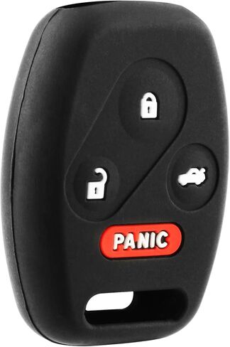 USARemote Keyless Entry Remote Key Fob Cover Silicone Rubber Skin 4-Button Replacement for Honda Accord Civic Element Pilot (KR55WK49308) in Saudi Arabia