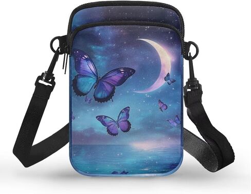 محفظة كروس للنساء مع حزام قابل للتعديل حقيبة يد صغيرة فوق الكتف ومحفظة وحقيبة هاتف in Kuwait