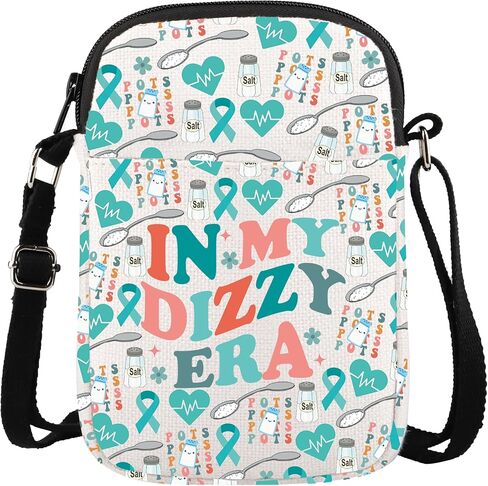 XYANFA Pots Awareness Gift Pots Syndrome Postural Orthostatic Crossbody Bag Pots Medical Bag Dysautonomia Awareness Bag in Saudi Arabia