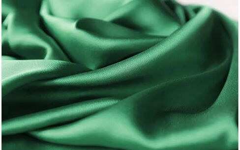 MEISEE Solid Color Mulberry Silk Scarf 20" Square Scarf Neck Scarf Hair Head Breathable Lightweight for Women Gift Packed (forest green, 21) in Kuwait