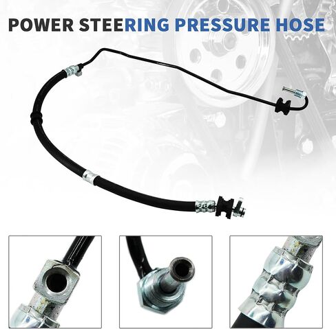 Power Steering Pressure Pipe Hose Compatible with Honda CR-V 2007 2008 2009 2010 2011, Replaces #53713SWAA03, 53713SWAA02 in Saudi Arabia