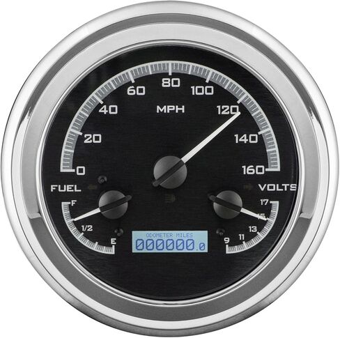 Dakota Digital 47 48 49 50 51 52 53 Chevy GMC Truck Analog Dash Gauge Black Alloy White VHX-47C-PU-K-W in Kuwait