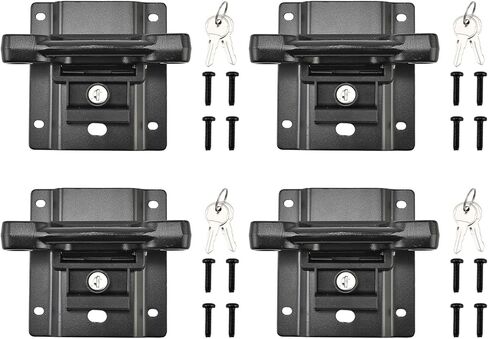 Blueshyhall Truck Bed Tie Down Anchors with Plates Brackets 4 Pack, Compatible with Ford F150 F250 F350 2015-2025 in Kuwait