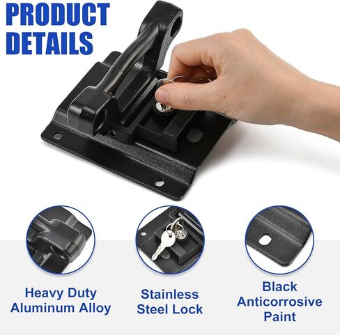 Blueshyhall Truck Bed Tie Down Anchors with Plates Brackets 4 Pack, Compatible with Ford F150 F250 F350 2015-2025 in Kuwait