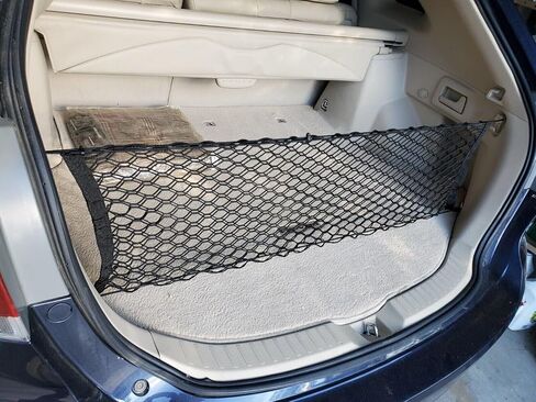 Rear Trunk Organizer Cargo Net for Toyota VENZA 2009-2016 – Envelope Style Cargo Net for SUV - Premium Mesh Elastic Car Trunk Organizer Vehicle Carrier Storage – Compatible with VENZA in Saudi Arabia