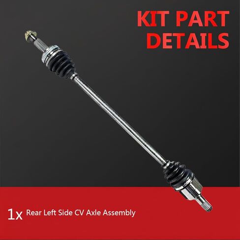 CV Axle Shaft Assembly FWD AWD Compatible with Kia Sportage 2009-2016 2.4L L4 Rear Left Side CV Axles Joint in Saudi Arabia