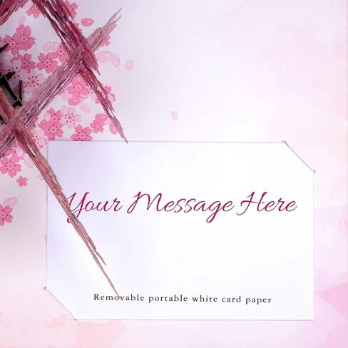 3D Pop-Up Cherry Blossom Greeting Card with Envelope - Perfect for Valentine's, Birthdays, Anniversaries, Mother's Day & Wedding Thank You Notes in Saudi Arabia