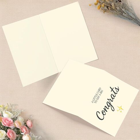 Cheerin 20 Packs Congratualtions Cards with Envelope - Congrats Card for Graduation, Promotion, Wedding and Recognition - Congratulation Cards for Men and Women 6x4 Inch in Kuwait