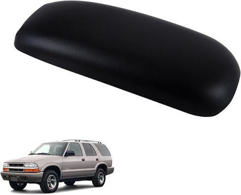 GXYWADY Center Console Lid Black Protector Interior Replacement for Blazer 1998 1999 2000 2001 2002 2003 2004 Armrest Cover Soft Cozy in Saudi Arabia