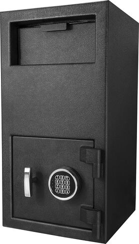 Steel Depository Safe Digital Keypad Front Load Mail Cash Vault Drop Box Slot (Large) in Saudi Arabia