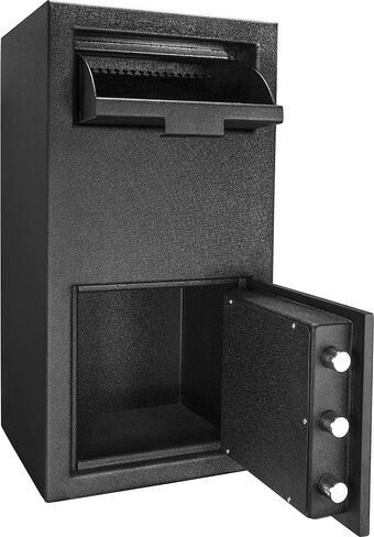 Steel Depository Safe Digital Keypad Front Load Mail Cash Vault Drop Box Slot (Large) in Saudi Arabia