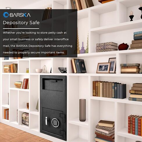Steel Depository Safe Digital Keypad Front Load Mail Cash Vault Drop Box Slot (Large) in Saudi Arabia