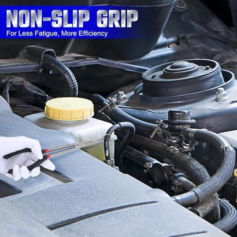 3 Pcs 11" Hose Gripper Plier Set, Black & Red, 5/16-Inch, 1/2-Inch, 3/4-Inch Hose Gripping Pliers for Easy Removal and Installation of Automotive Hoses and Fittings in Kuwait