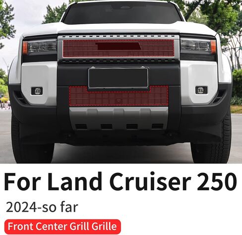 2-Pack Front Grille Mesh for 2024 2025 2026 Toyota Land Cruiser 250 1958 First Edition Prado Lc250 J250 Water Tank Protective Mesh External Modification Accessories in Kuwait