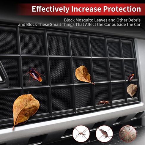 2-Pack Front Grille Mesh for 2024 2025 2026 Toyota Land Cruiser 250 1958 First Edition Prado Lc250 J250 Water Tank Protective Mesh External Modification Accessories in Kuwait