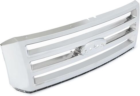 Suitable for Chrome Front Grille Compatible with 2007-2014 Ford Expedition - Upper Hood Grill Replacement Part 7L1Z-8200-BA FO1200494 - Sleek Silver Finish in Saudi Arabia