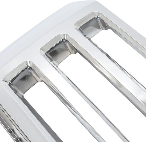 Suitable for Chrome Front Grille Compatible with 2007-2014 Ford Expedition - Upper Hood Grill Replacement Part 7L1Z-8200-BA FO1200494 - Sleek Silver Finish in Saudi Arabia