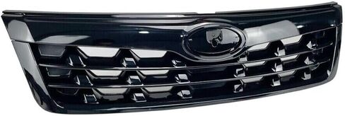 Front Bumper Upper Grill Gloss Black Grille Compatible with Subaru Forester 2009-2013 Accessories Replacement Parts in Kuwait