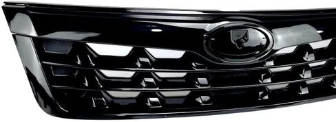 Front Bumper Upper Grill Gloss Black Grille Compatible with Subaru Forester 2009-2013 Accessories Replacement Parts in Kuwait
