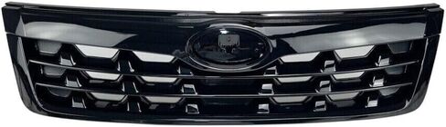 Front Bumper Upper Grill Gloss Black Grille Compatible with Subaru Forester 2009-2013 Accessories Replacement Parts in Kuwait