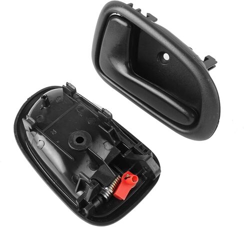 NPAUTO Interior Door Handle Front Rear Replacement for 1993 1994 1995 1996 1997 Toyota Corolla Geo Prizm Inside, Black, Pack of 4 in Saudi Arabia
