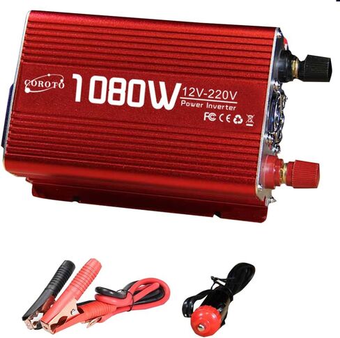 محول طاقة 500 واط موجة جيبية معدلة للمركبات، تيار مستمر 12 فولت إلى 220 فولت in Kuwait