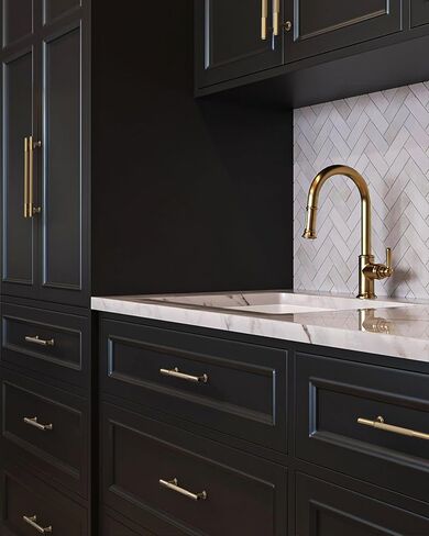 10 عبوات 5 بوصة (128 مم) خزانة برونزية بلون الشمبانيا تسحب مقابض خزانة المطبخ ومقابض أدوات خزانة المطبخ ومقابض الشمبانيا للخزائن ودرج الخزانة in Kuwait