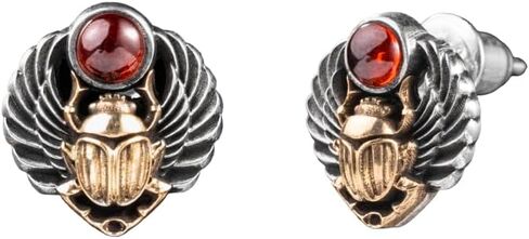 COPPERTIST.WU Scarab Studs Earrings 925 Sterling Silver Stud Earrings Jewelry Gifts for Women Men in Saudi Arabia