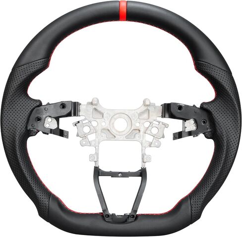 Hydro-Dip Carbon Fiber Steering Wheel for Honda Accord 9TH GEN 2013-2017 Elysion 2014-2021 Odyssey‌ 2014-2021 Round-shaped bottom Nappa Perforated Leather Grip with Anti Slip Groove in Saudi Arabia