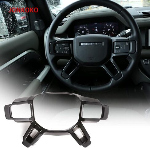 YIWANG Carbon Fiber ABS for Land Rover Defender 110 2020 Car Inner Car Steering Wheel Trim Car Accessory in Saudi Arabia