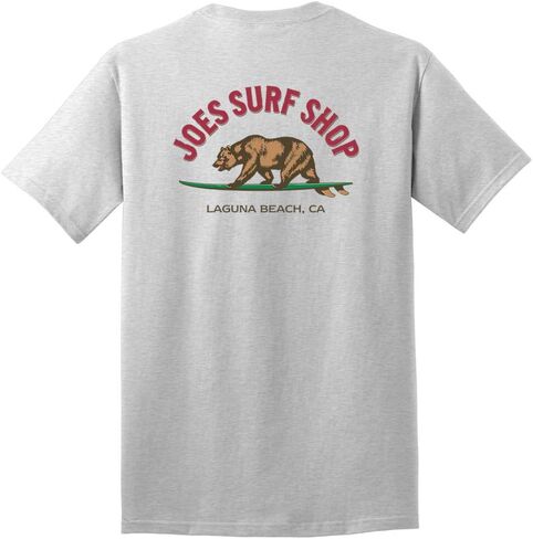 JOES SURF SHOP Men's Surfing Bear Logo Heavyweight Cotton Tee in Saudi Arabia