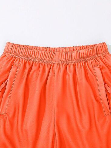 PureChapter Boys Basketball Shorts 4 Pack Quick Dry Athletic Sports Gym Shorts with Zip Pockets for Kids Ages 8-12 in Saudi Arabia