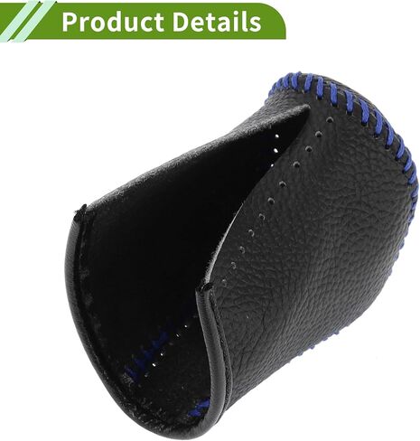 Gear Shift Knob Cover for Lexus NX300 2014-2021 Anti-Slip Pebbled Black Blue Stick Shifting Handle Protector Faux Leather 1 Pc in Saudi Arabia
