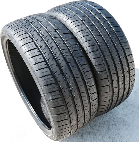 Set of 2 (TWO) Evoluxx Capricorn UHP All-Season Passenger Car High Performance Radial Tires-235/35R19 235/35/19 235/35-19 91W Load Range XL 4-Ply BSW Black Side Wall UTQG 480AA in Kuwait