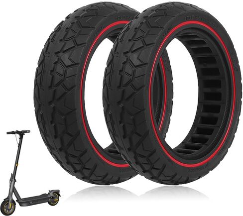 70/60-7.5 Solid Tire for Segway Ninebot Max G3/ZT3/ZT3 Pro Electric Scooters, 11 inch Tubeless Rubber Tyre Honeycomb Design Front/Rear Wheel Replacement, Shockproof in Kuwait
